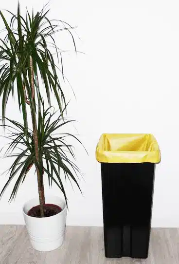 Sac poubelle lavable et réutilisable JAUNE SOLEIL (40 L)