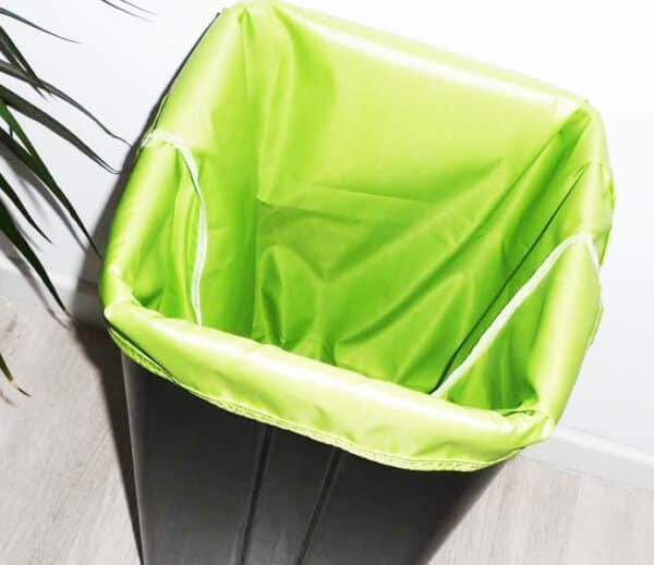 Sac poubelle lavable et réutilisable VERT ANIS (40 L)