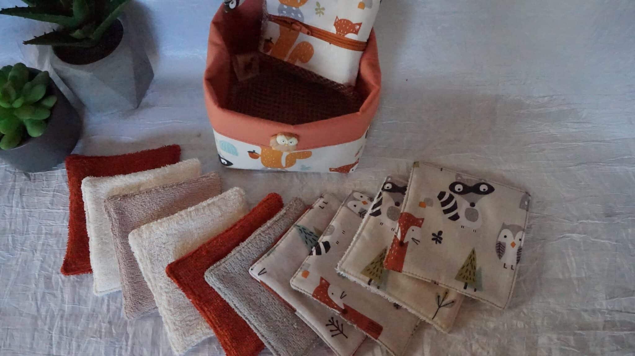 Kit naissance, cadeau bébé garçon fille, ratons laveurs, lingettes