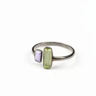 Bague Bêta 925 Rhodium Noir