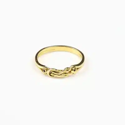 Bague Argent 925 Héraclès Simple Tressé Or