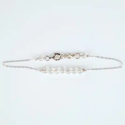 Bracelet Argent Cristal de Roche Minimaliste All My Stars Aligned