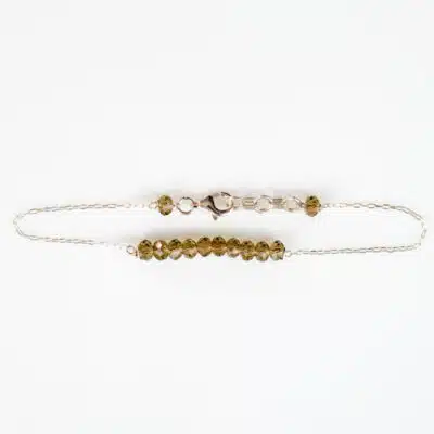 Bracelet Argent Quartz Fumé Minimaliste All My Stars Aligned