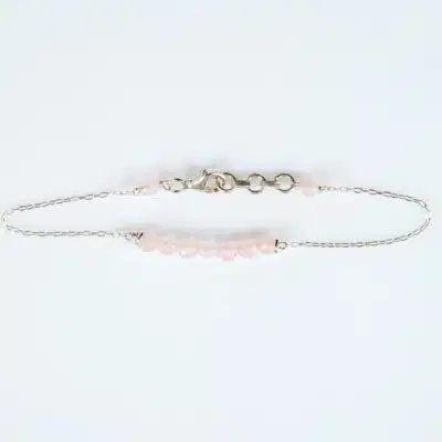 Bracelet Argent Quartz Rose Minimaliste All My Stars Aligned