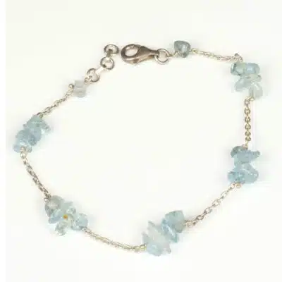 Bracelet Aigue Marine Brute Argent 925 (Copie)
