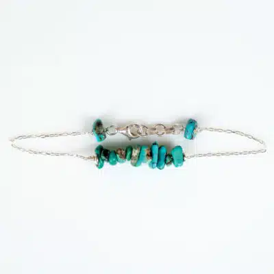 Bracelet Argent 925 Turquoises Minimaliste All My Stars Aligned