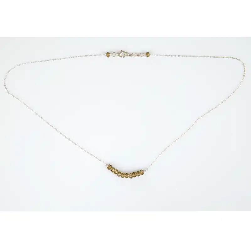 Collier et Pendentif Argent Quartz Fumé Minimaliste All My Stars Aligned