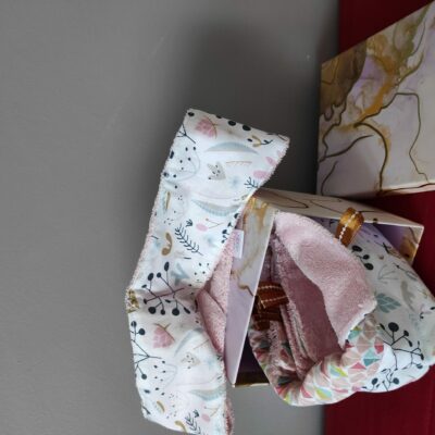Coffret de soins femme "plumetis rose"