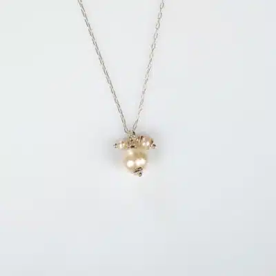 Pendentif Simple Perle en Argent 925