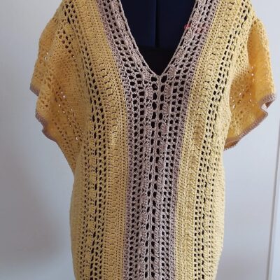 TUTO pdf / Tunique yellow au crochet