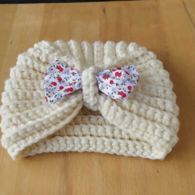 Turban laine pour bébé