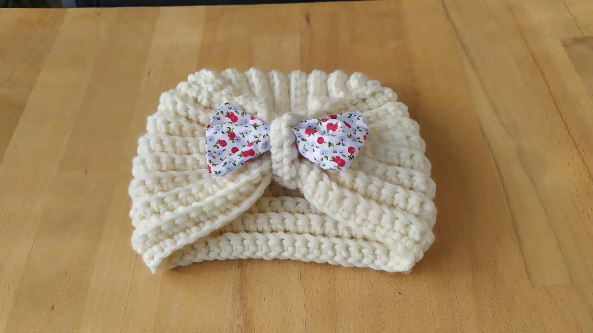 Turban laine pour bébé