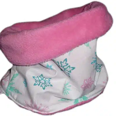 Snood enfant PINK SNOW - Ultra doux - Tour de cou - Tour de col