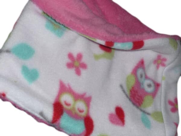 Snood enfant CHOUETTES (ROSE) - Ultra doux - Tour de cou - Tour de col