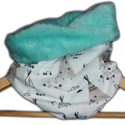 Snood / tour de cou enfant TIPI INDIEN