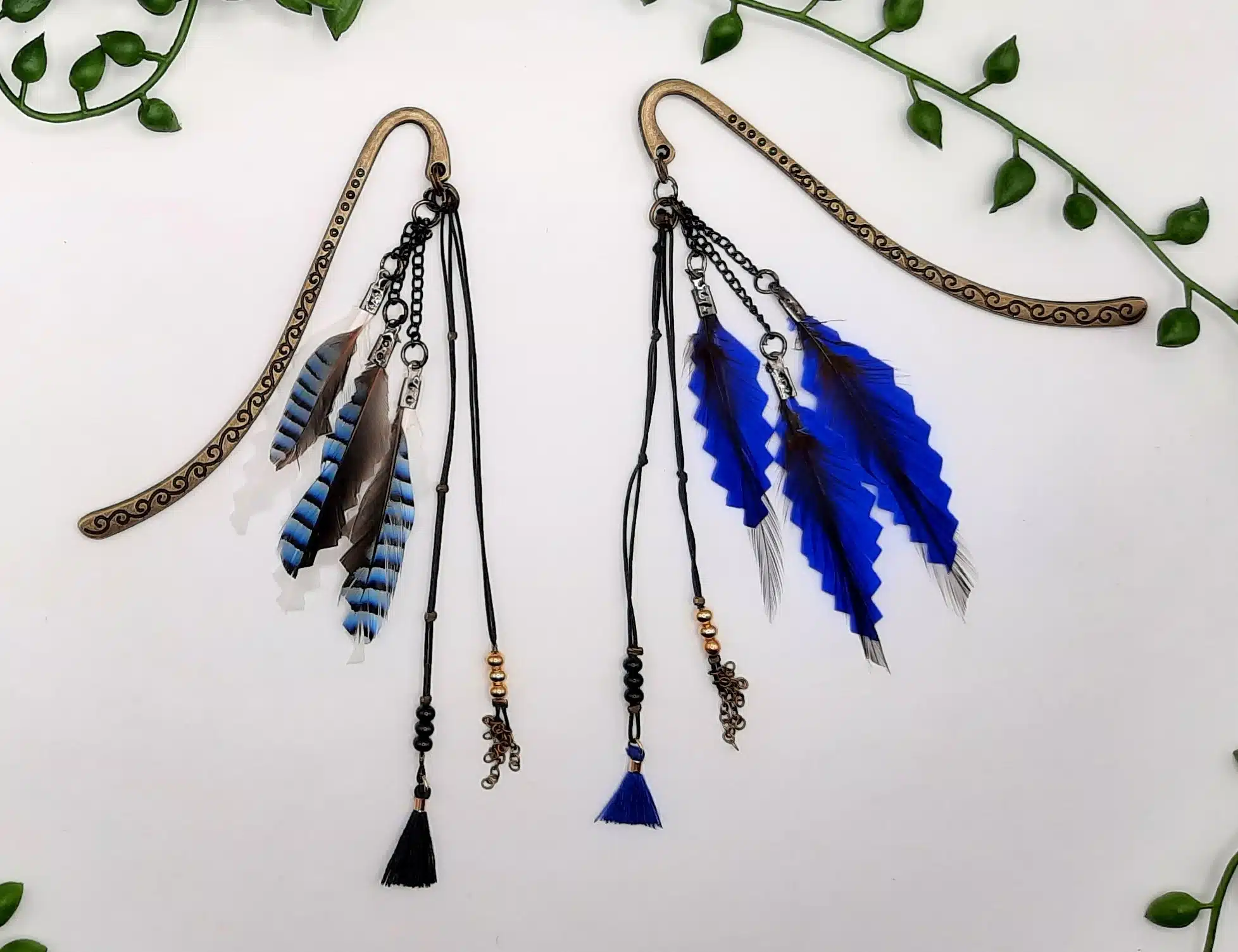 Marque-pages "Plumes au Vent" et pompons – Image 9