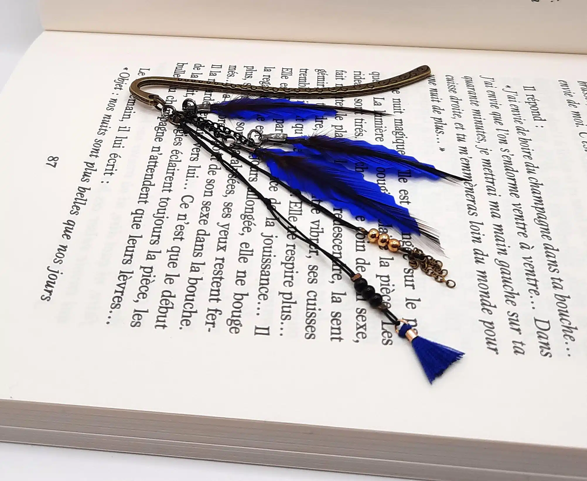 Marque-pages "Plumes au Vent" et pompons – Image 11