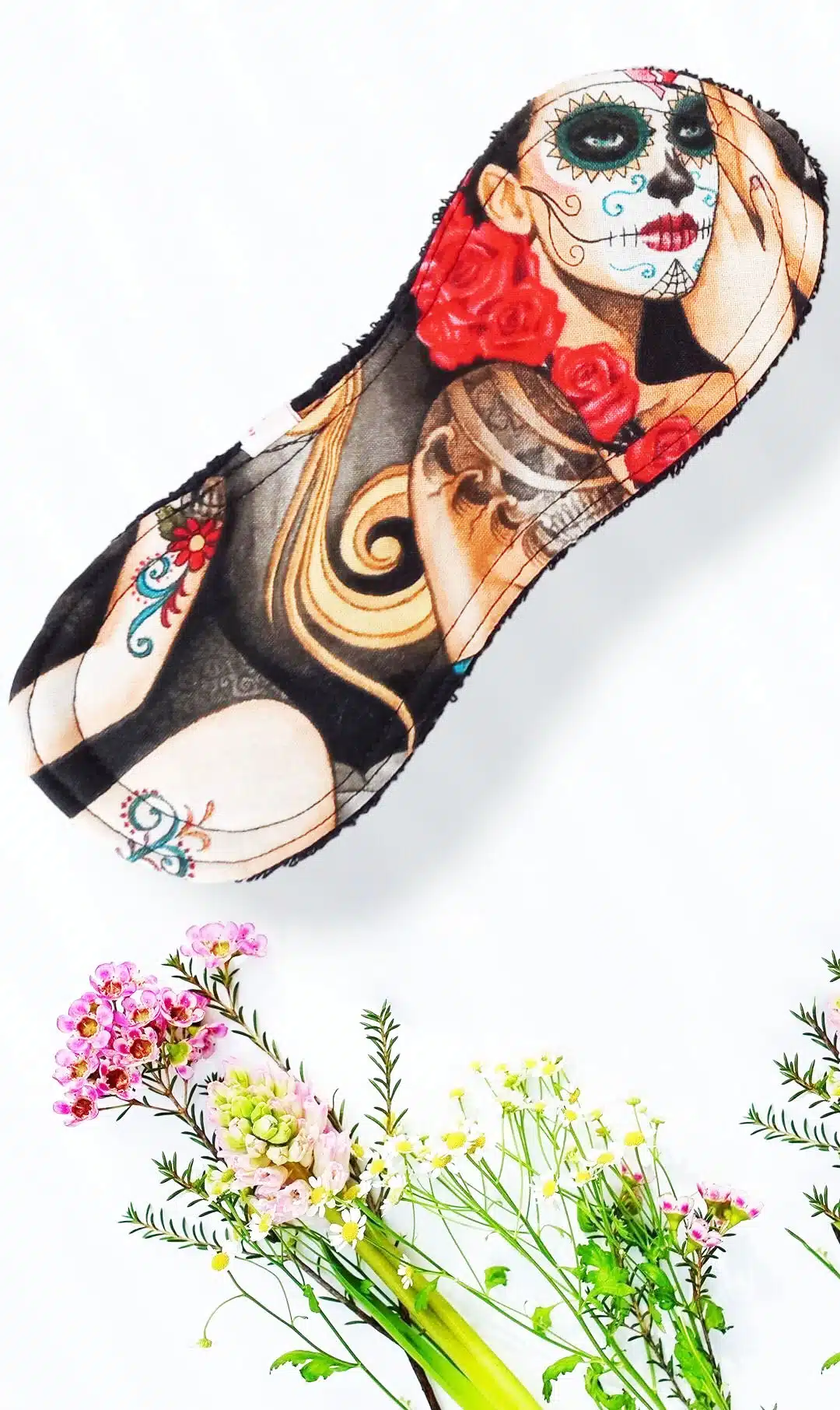 Pack 5 serviettes hygiéniques lavables sans ailettes LAS ELEGANTES CATRINA (S/ Flux normaux jour et nuit) - zéro déchet - serviettes menstruelles lavables - serviettes menstruelles lavables - Zéro déchet - shl - serviettes périodiques