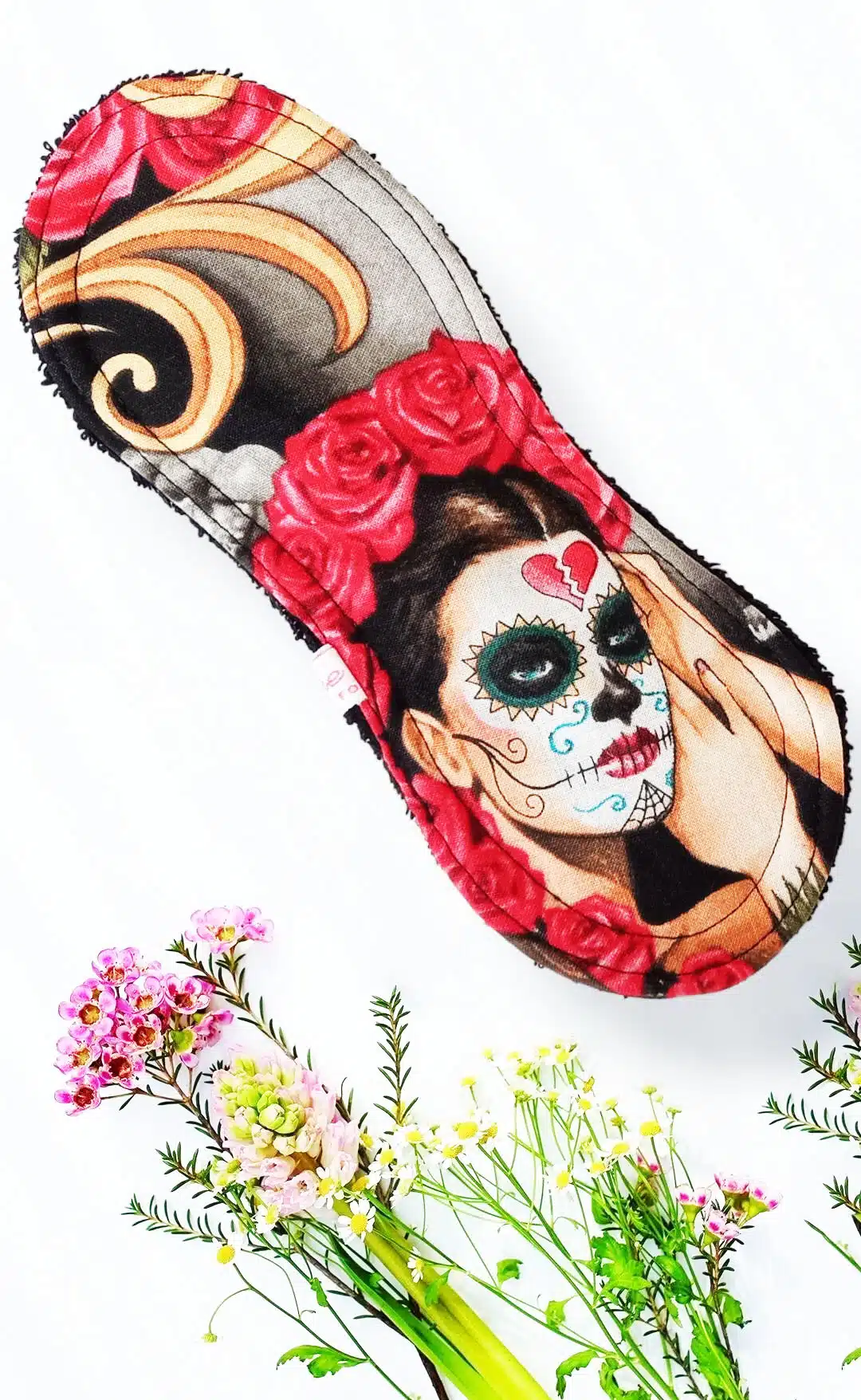 Pack 5 serviettes hygiéniques lavables sans ailettes LAS ELEGANTES CATRINA (S/ Flux normaux jour et nuit) - zéro déchet - serviettes menstruelles lavables - serviettes menstruelles lavables - Zéro déchet - shl - serviettes périodiques