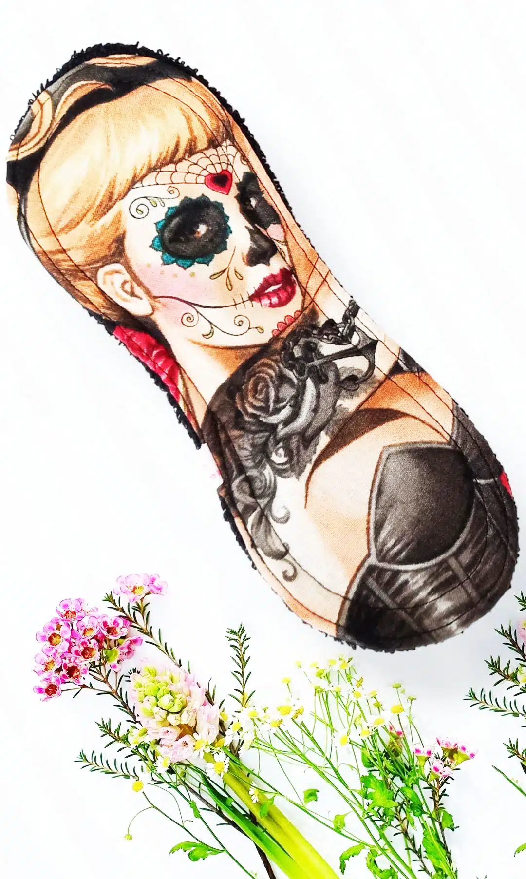 Pack 5 serviettes hygiéniques lavables sans ailettes LAS ELEGANTES CATRINA (S/ Flux normaux jour et nuit) - zéro déchet - serviettes menstruelles lavables - serviettes menstruelles lavables - Zéro déchet - shl - serviettes périodiques