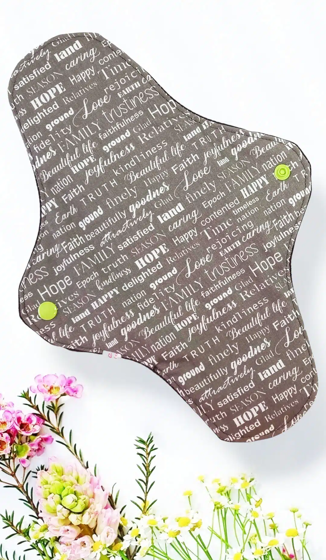 Pack 7 serviettes hygiéniques lavables PISSENLIT (xl / nuit et flux abondants) - serviettes menstruelles lavables - Zéro déchet - shl - serviettes périodiques