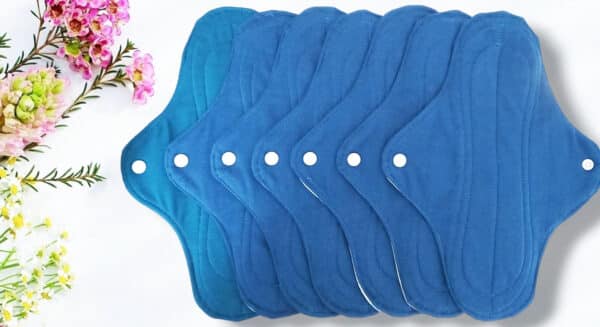 Pack 7 serviettes hygiéniques lavables GINKGO (xl / nuit et flux abondants) - serviettes menstruelles lavables - Zéro déchet - shl - serviettes périodiques