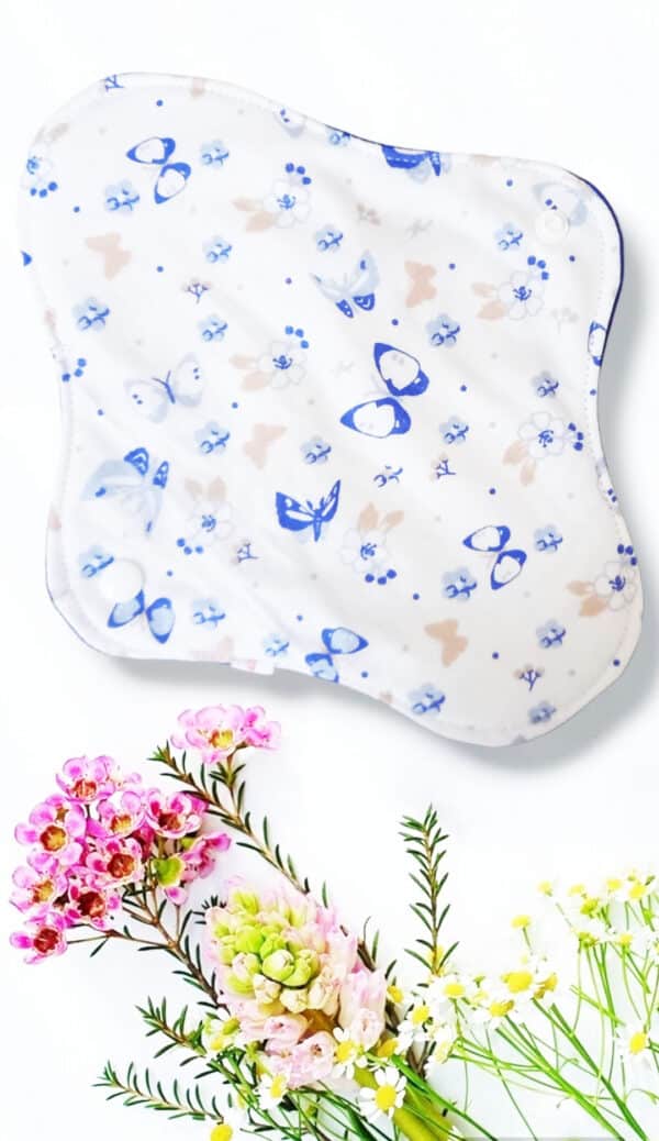 Pack 7 serviettes hygiéniques lavables CHAMPETRE (M/ Flux normaux à moyens) - serviettes menstruelles lavables - serviettes menstruelles lavables - Zéro déchet - shl - serviettes périodiques