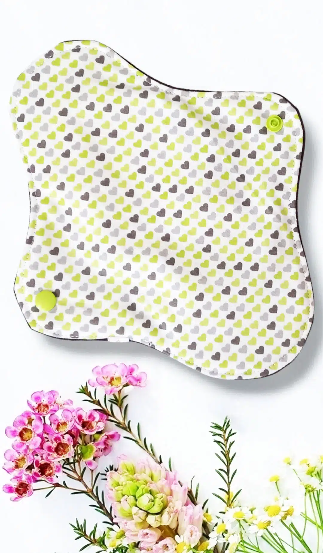 Pack 7 serviettes hygiéniques lavables PISSENLIT (M/ Flux normaux à moyens) - serviettes menstruelles lavables - serviettes menstruelles lavables - Zéro déchet - shl - serviettes périodiques