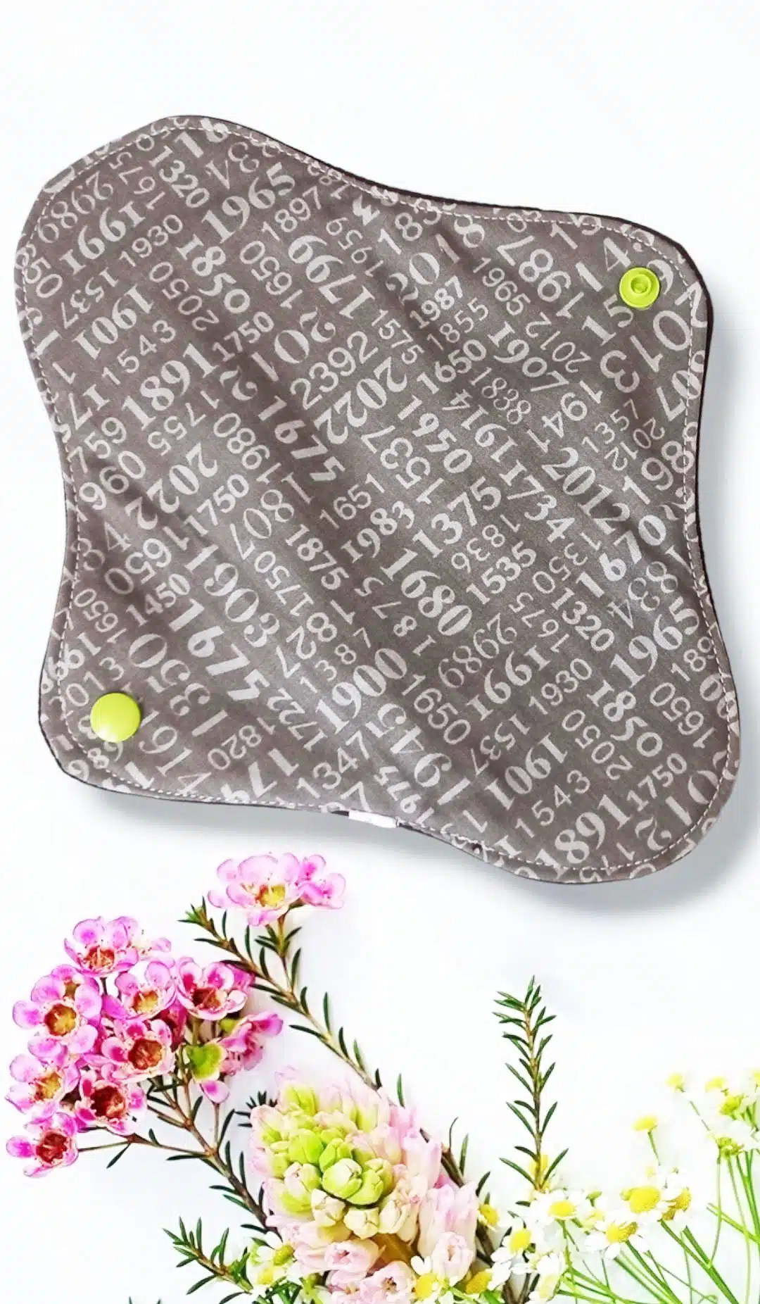 Pack 7 serviettes hygiéniques lavables PISSENLIT (M/ Flux normaux à moyens) - serviettes menstruelles lavables - serviettes menstruelles lavables - Zéro déchet - shl - serviettes périodiques