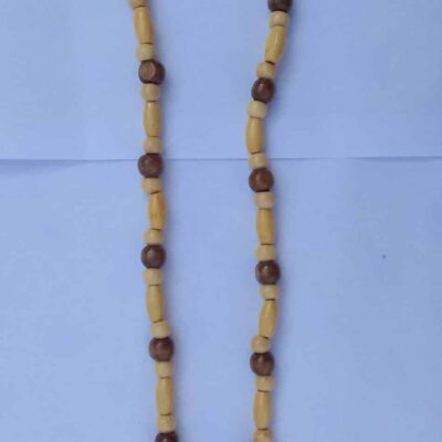 Collier perles bois