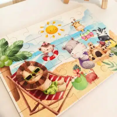 Puzzle en bois 30 pieces pour enfant