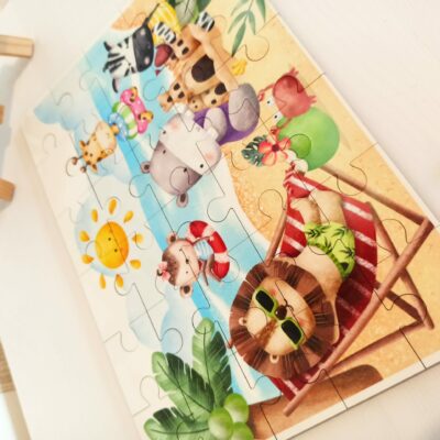 Puzzle en bois 30 pieces pour enfant