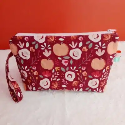 Trousse de toilette imperméable motifs Pêches