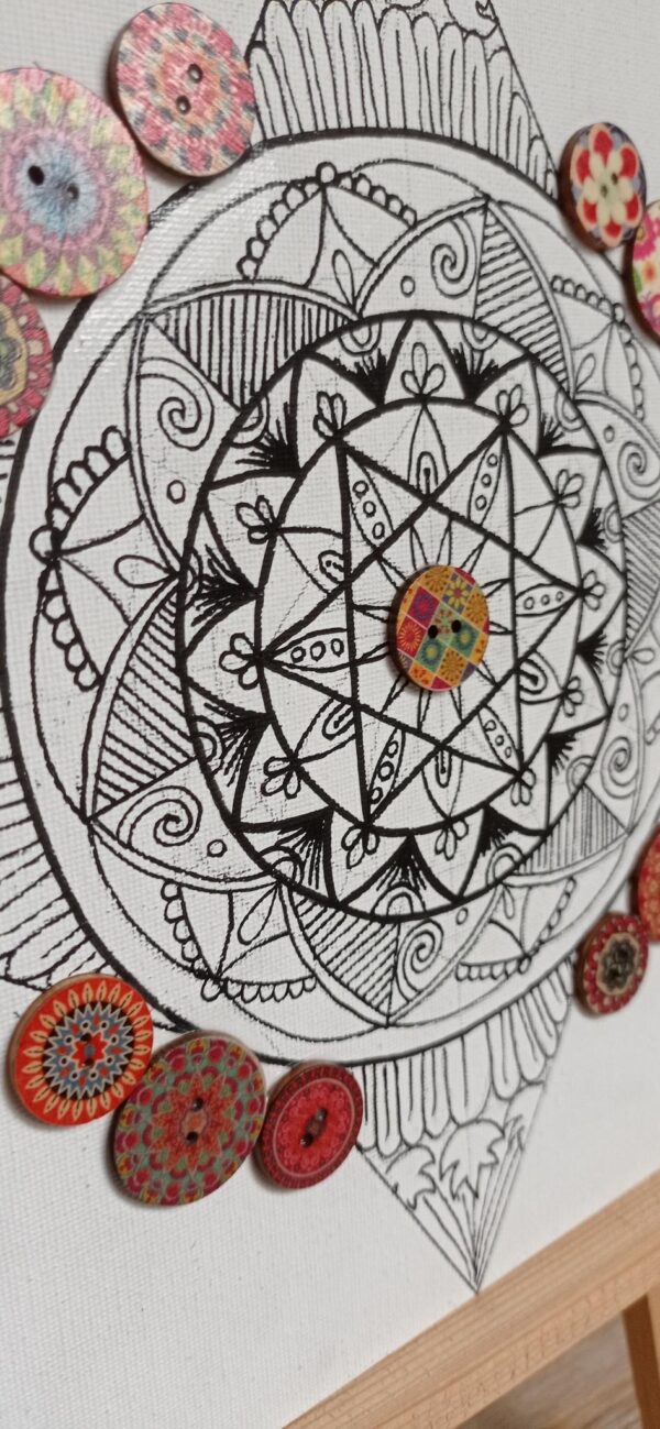 toile mandala a peindre