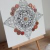 toile mandala a peindre