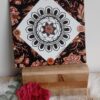 toile mandala marron