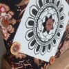 toile mandala marron