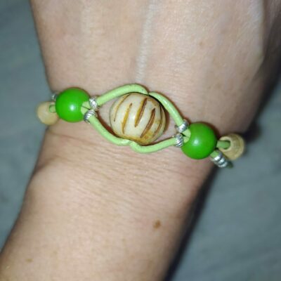 bracelet vert œil
