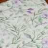 Grand mouchoir en coton Bio Gots double épaisseur de double gaze lavable réutilisable VIOLETTES (25 x 25 cm) Mouchoir alternatif très doux - mouchoir durable - hanckies