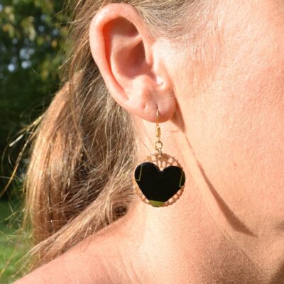 boucle d'oreille coeur