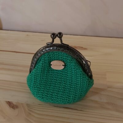 Porte-monnaies crochet vert (Copie)
