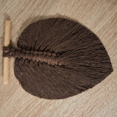 feuille macramé