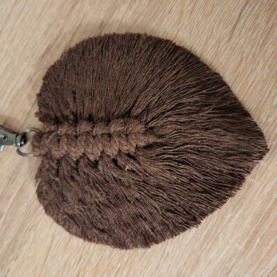porte-clefs feuille