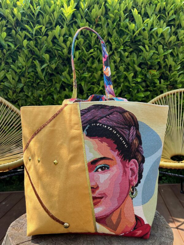 SAC CABAS FRIDA KAHLO - LEEOA - FAIT MAIN