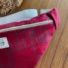 Sac banane velours rouge