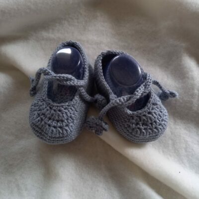 Chaussures coton bébé 2/4mois