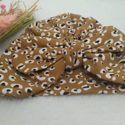 Bonnet turban coton bébé