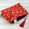 trousse toilette femme tissu fleurs