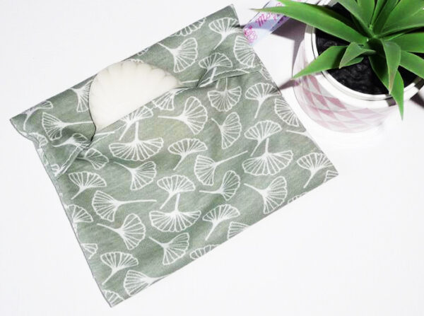 Pochette imperméable lavable et réutilisable GINKGO