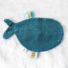 doudou plat poisson celadon